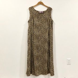 Premier International Leopard Print Maxi Dress